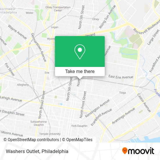 Washers Outlet map