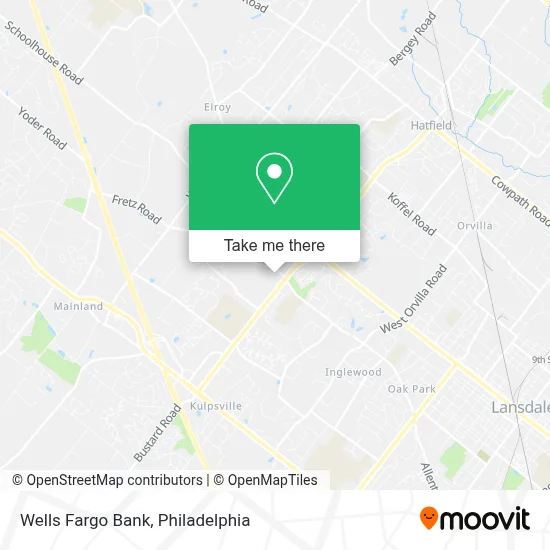 Wells Fargo Bank map