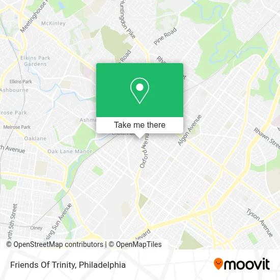 Friends Of Trinity map