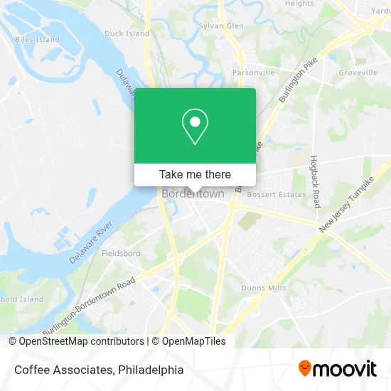 Coffee Associates map