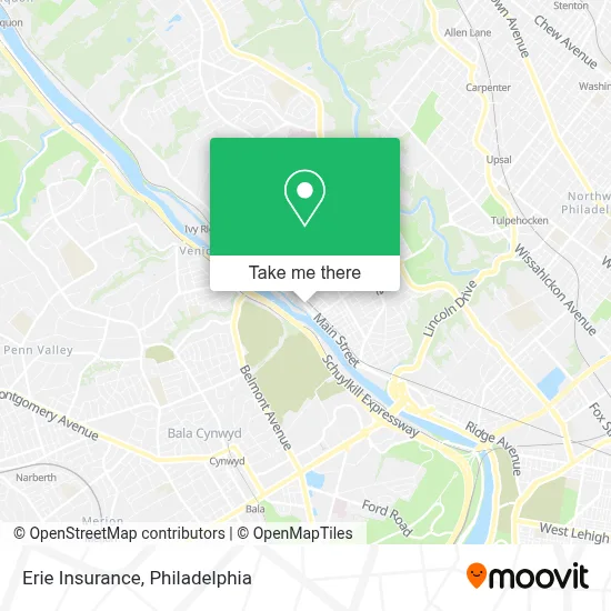 Erie Insurance map