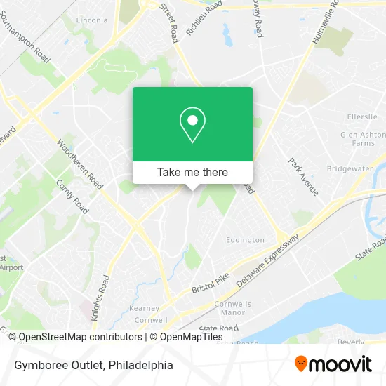 Gymboree Outlet map