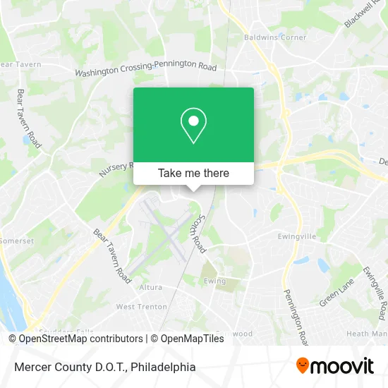 Mercer County D.O.T. map
