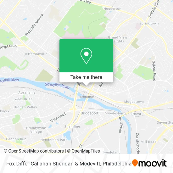 Fox Differ Callahan Sheridan & Mcdevitt map