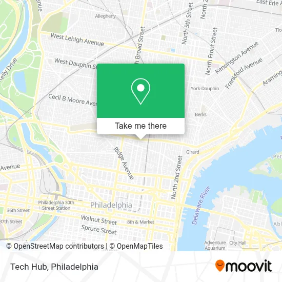 Tech Hub map