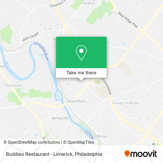 Buddies Restaurant - Limerick map