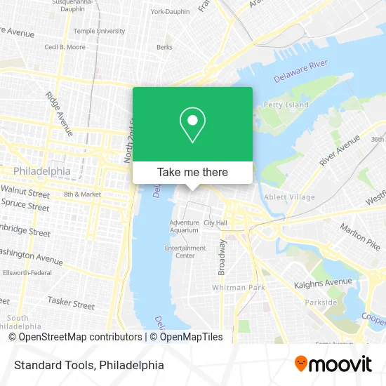 Standard Tools map