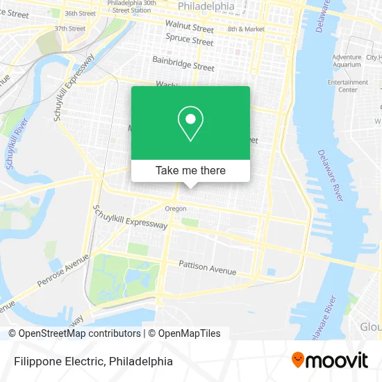 Filippone Electric map