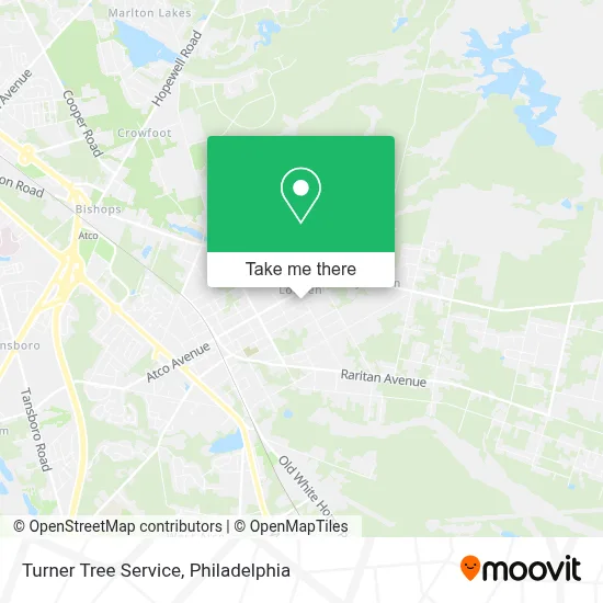 Turner Tree Service map