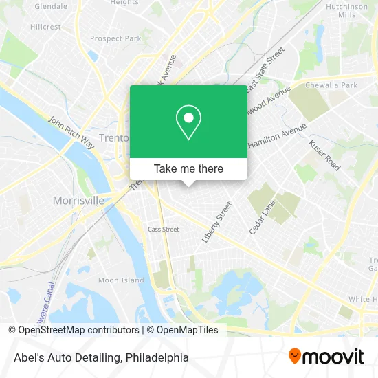 Abel's Auto Detailing map