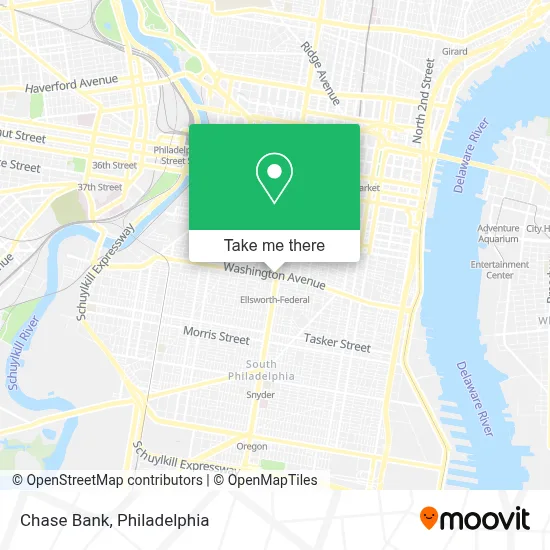 Chase Bank map