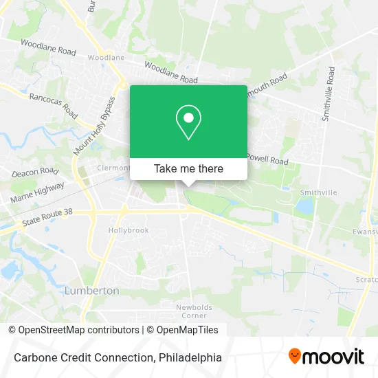 Carbone Credit Connection map