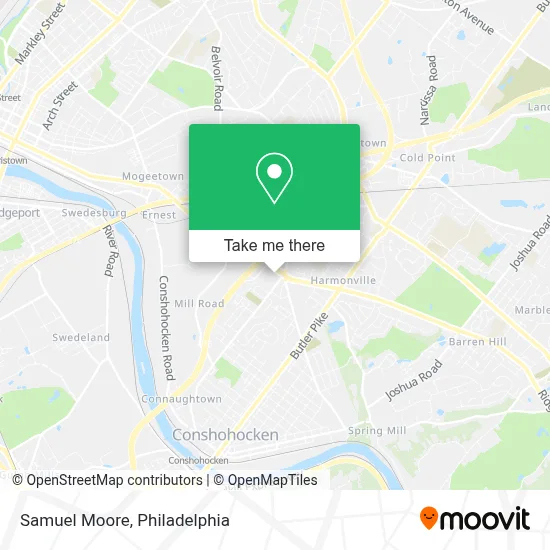 Samuel Moore map