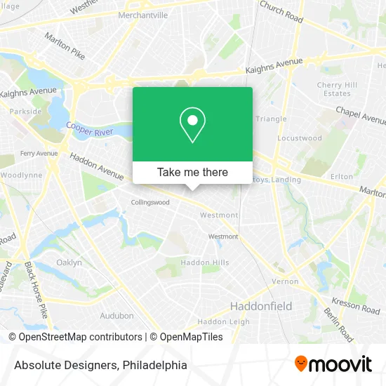 Absolute Designers map
