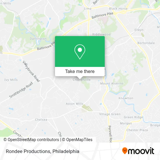 Rondee Productions map