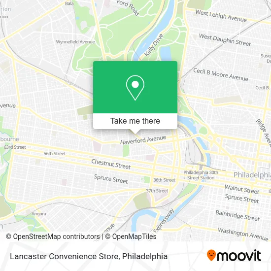 Lancaster Convenience Store map