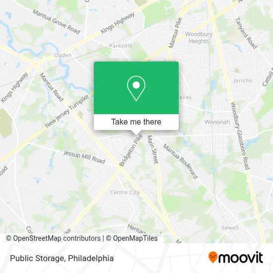 Public Storage map