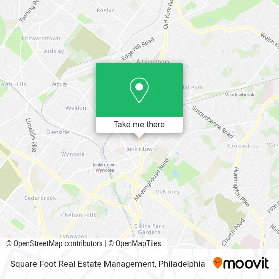 Square Foot Real Estate Management map