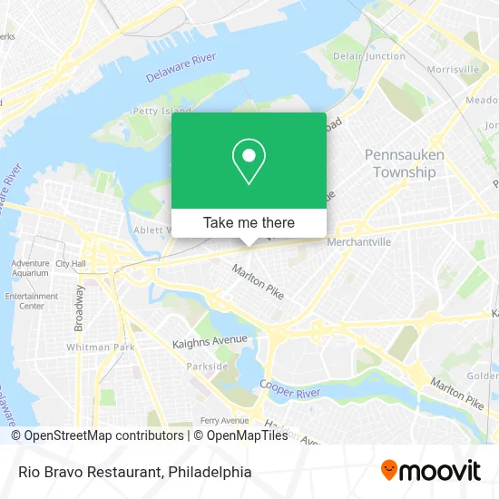 Rio Bravo Restaurant map