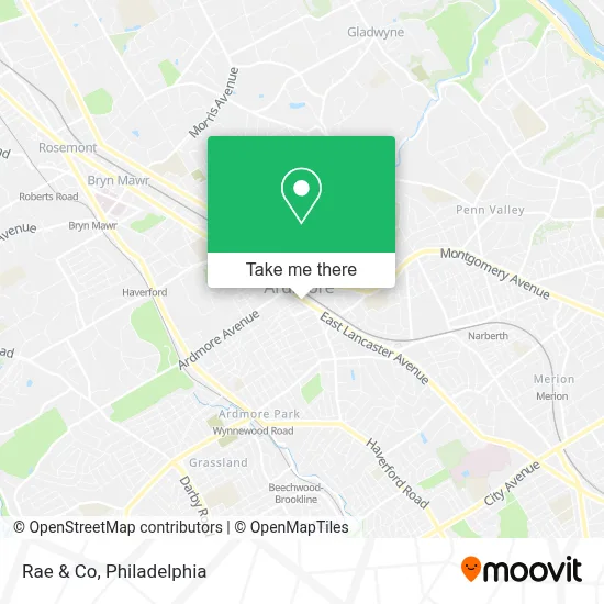 Rae & Co map