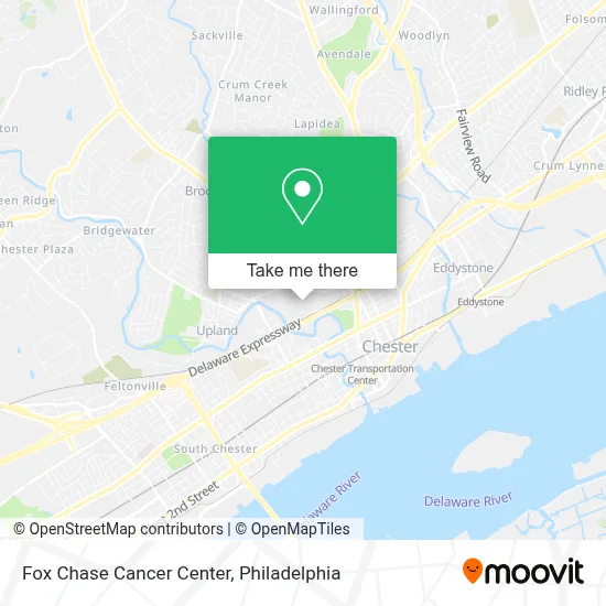 Fox Chase Cancer Center map