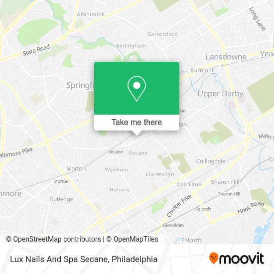 Lux Nails And Spa Secane map