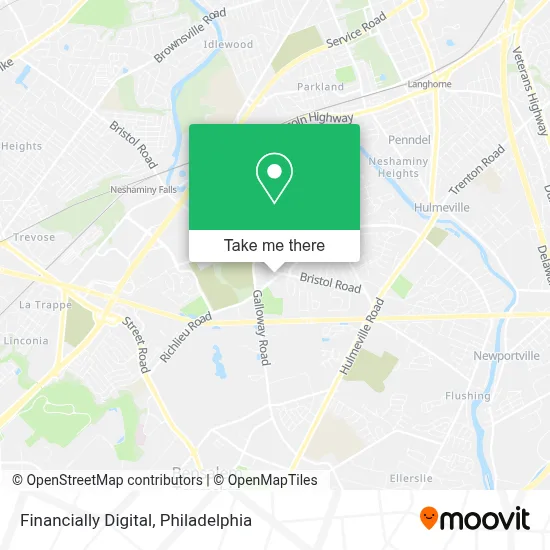 Financially Digital map