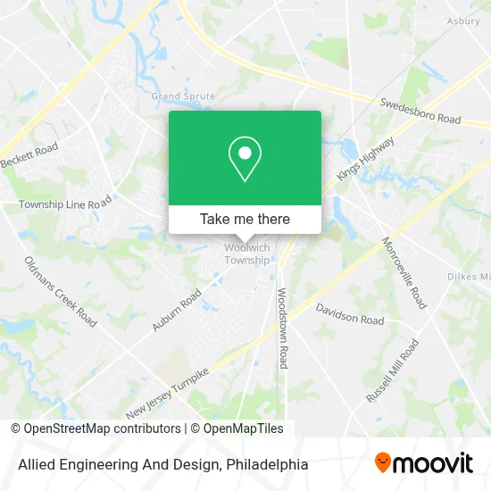 Allied Engineering And Design map