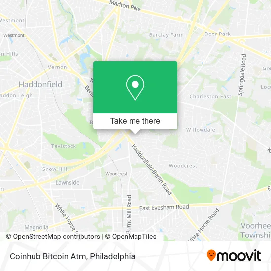 Coinhub Bitcoin Atm map