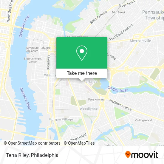Tena Riley map