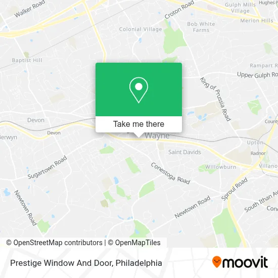 Prestige Window And Door map