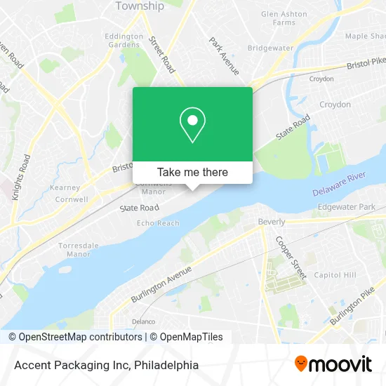 Accent Packaging Inc map