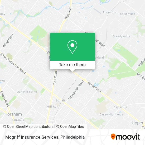 Mcgriff Insurance Services map