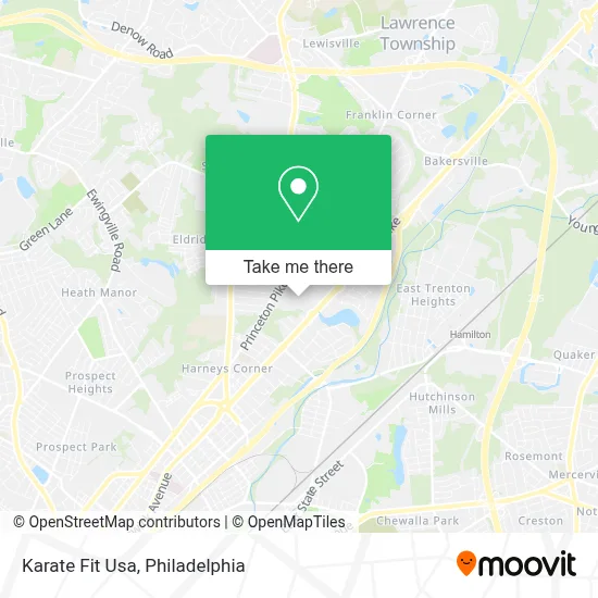 Karate Fit Usa map