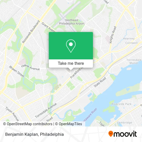 Benjamin Kaplan map