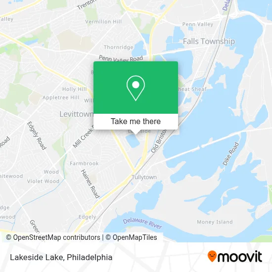 Lakeside Lake map