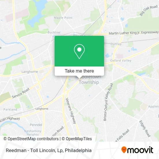 Reedman - Toll Lincoln, Lp map