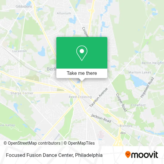 Focused Fusion Dance Center map