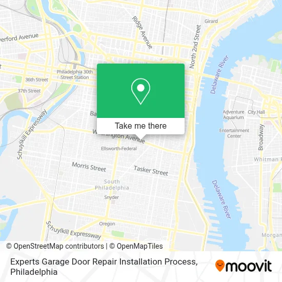 Experts Garage Door Repair Installation Process map