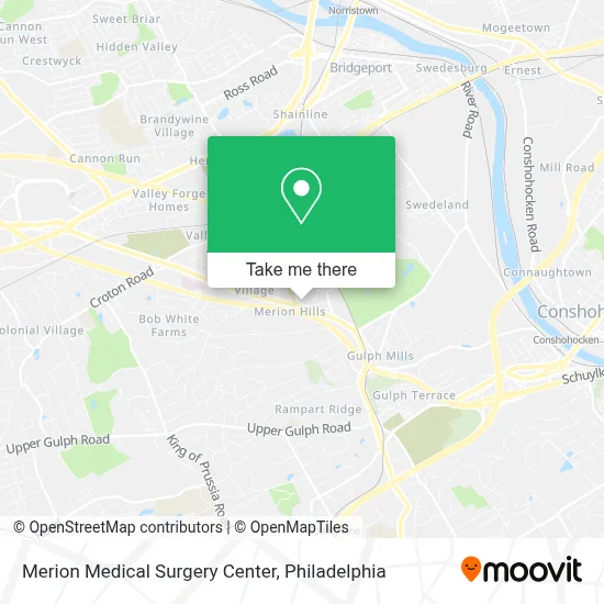 Merion Medical Surgery Center map