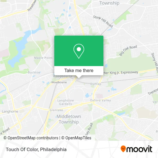 Touch Of Color map