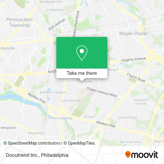 Docutrend Inc. map