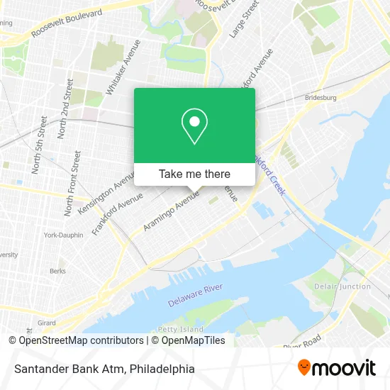 Santander Bank Atm map