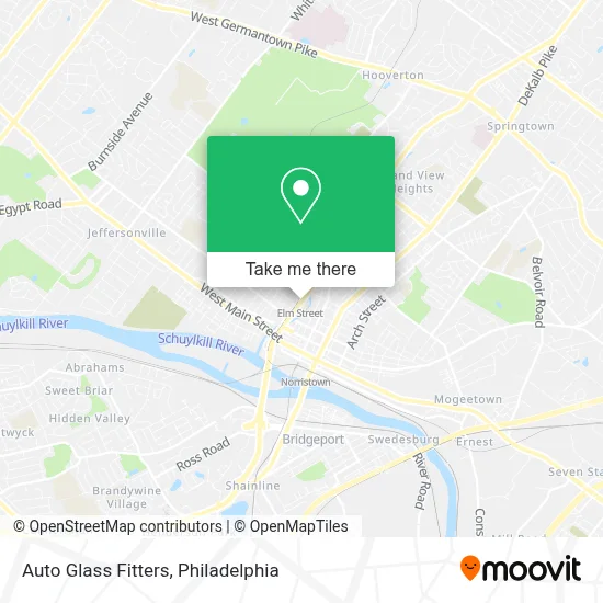 Auto Glass Fitters map