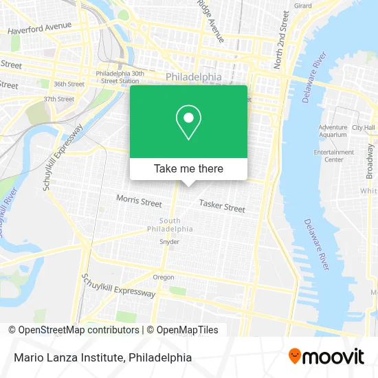 Mario Lanza Institute map