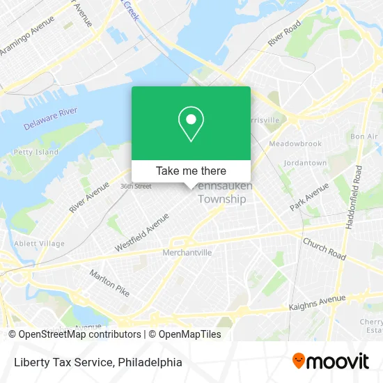 Liberty Tax Service map