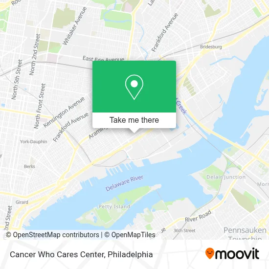 Cancer Who Cares Center map