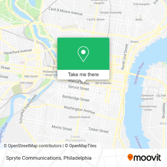 Spryte Communications map