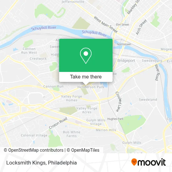 Locksmith Kings map