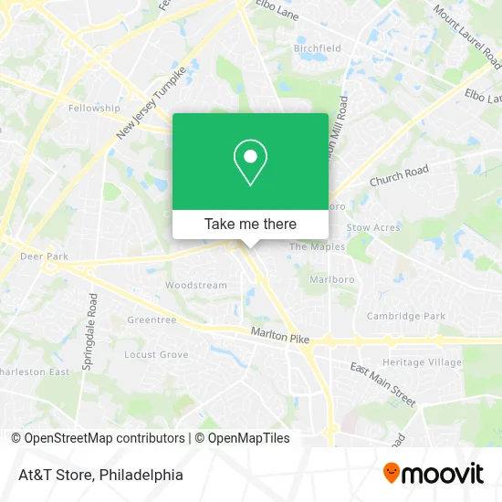 At&T Store map